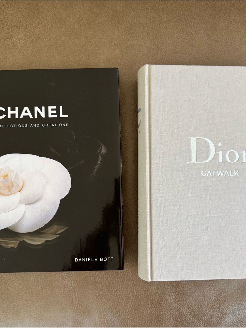 TWO FOR ONE CHANEL and Dior Hardcover Fashion Books